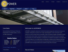 Tablet Screenshot of altpower.com