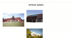 Desktop Screenshot of altpower.ca