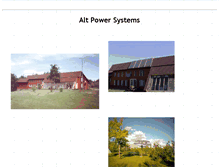 Tablet Screenshot of altpower.ca